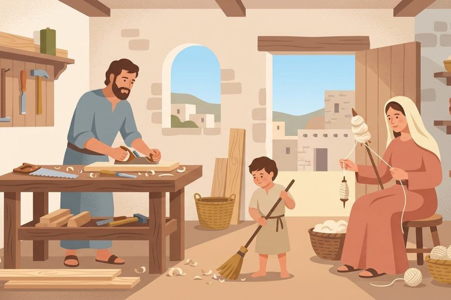Famille et Relations - Illustration prière catholique